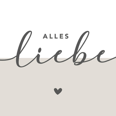 Gutschein - Alles Liebe