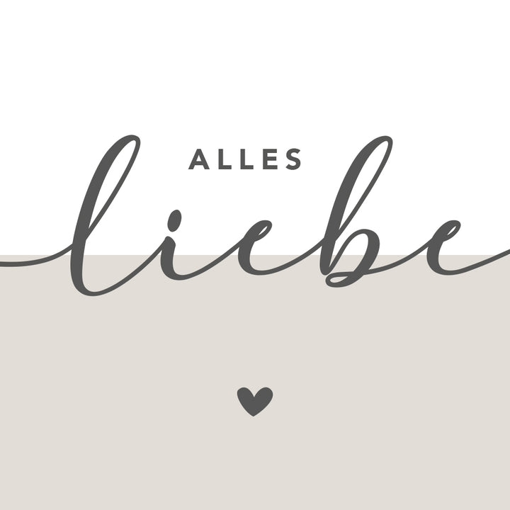 Gutschein - Alles Liebe