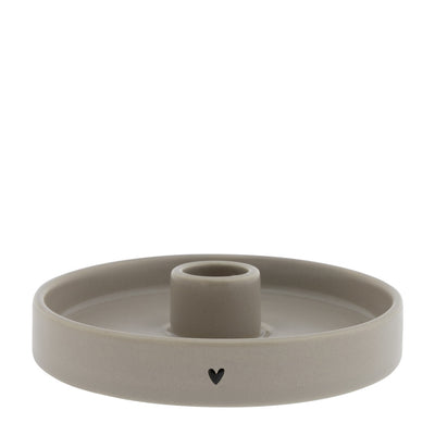 Bastion Collections Kerzenhalter Rund Matt Titane