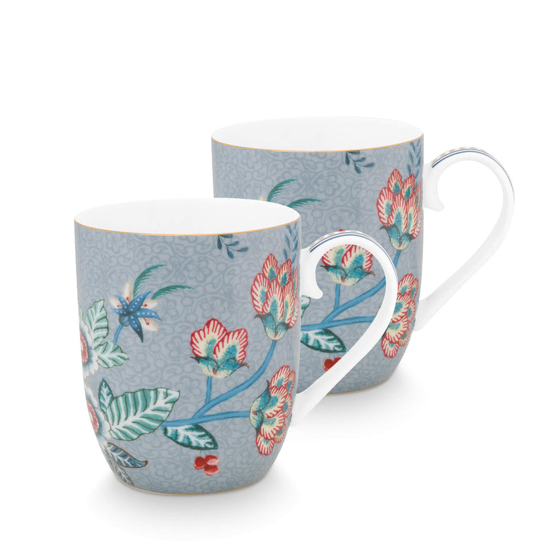 Pip Studio Tasse Flower Festival hellblau klein 2er-Set