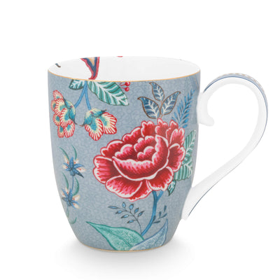 Pip Studio Tasse Flower Festival hellblau XL