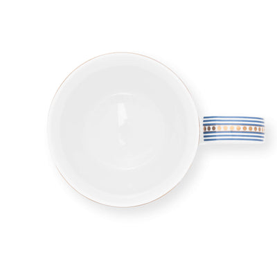 Pip Studio Tasse Flower Festival Muscheloptik hellblau XL