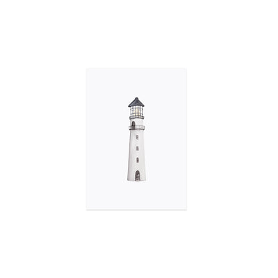 Eulenschnitt Aquarellkarten Strand 6er-Set