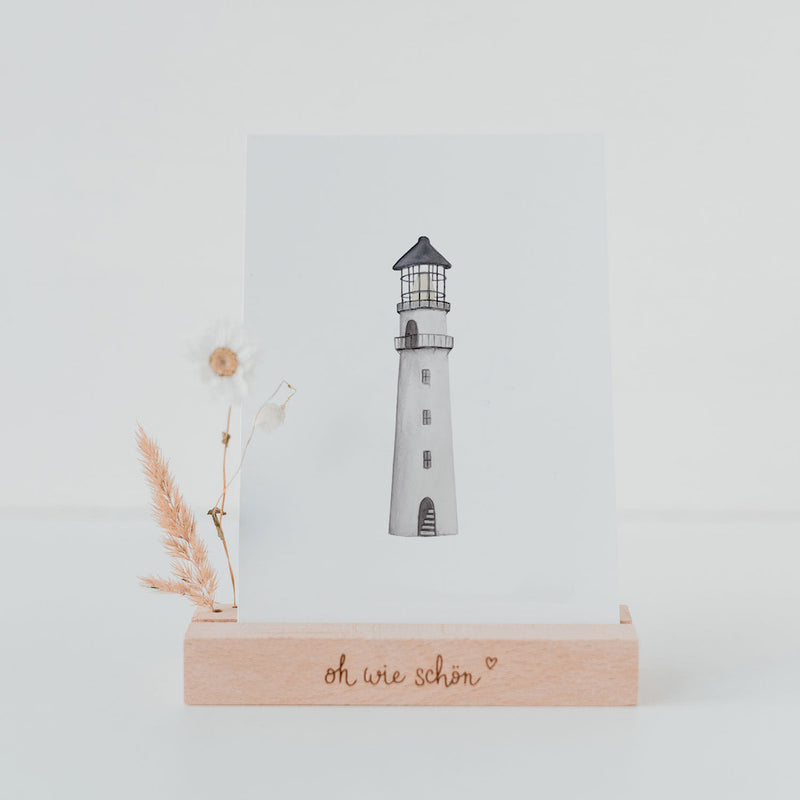 Eulenschnitt Aquarellkarten Strand 6er-Set