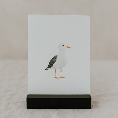 Eulenschnitt Aquarellkarten Strand 6er-Set