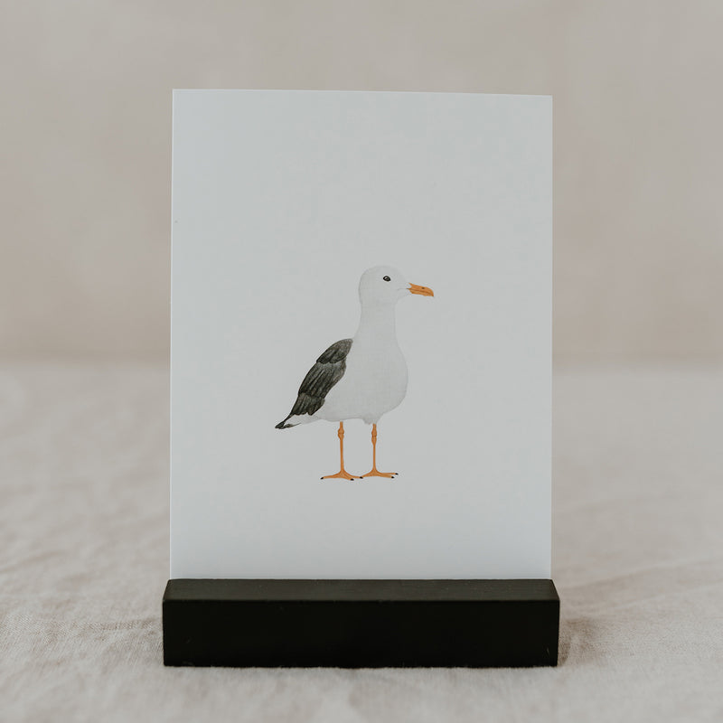 Eulenschnitt Aquarellkarten Strand 6er-Set