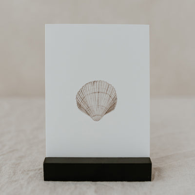 Eulenschnitt Aquarellkarten Strand 6er-Set