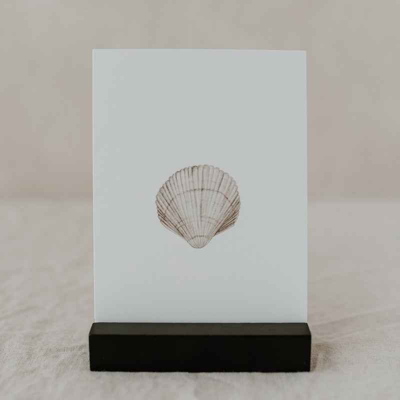Eulenschnitt Aquarellkarten Strand 6er-Set