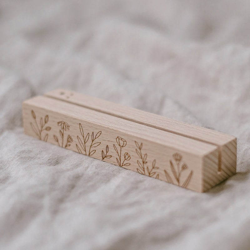 Eulenschnitt Karten- und Trockenblumenständer Frühling 2er-Set 12 cm