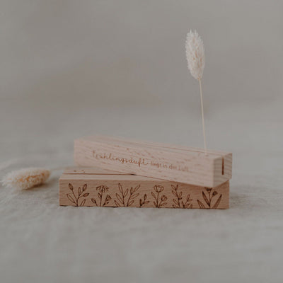Eulenschnitt Karten- und Trockenblumenständer Frühling 2er-Set 12 cm