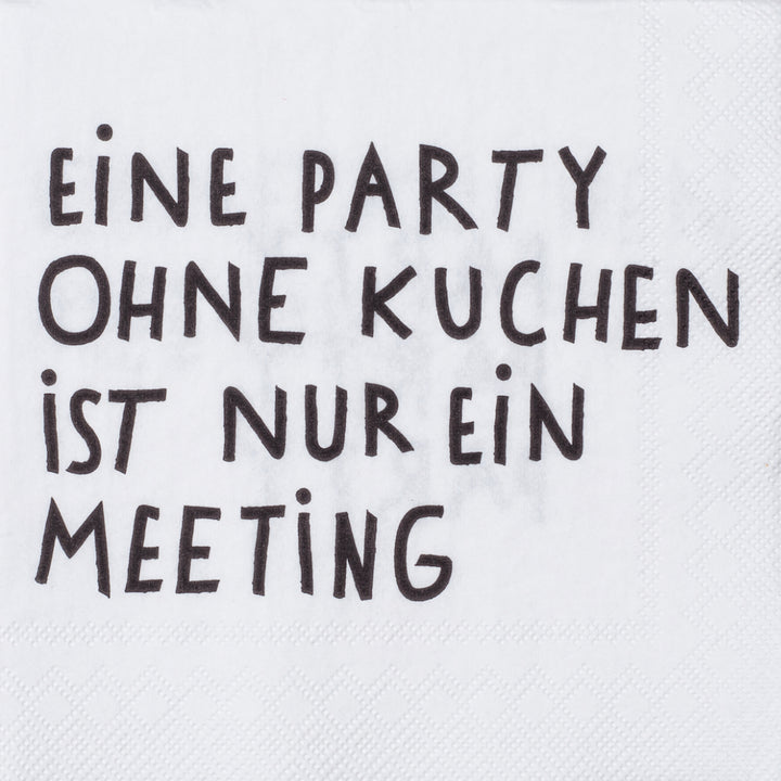 Räder Cocktailserviette Eine Party ohne Kuchen