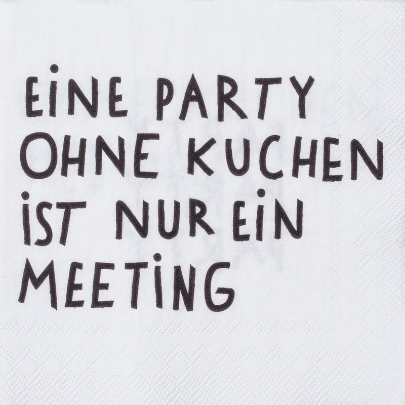 Räder Cocktailserviette Eine Party ohne Kuchen