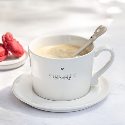 Bastion Collections Tasse You are amazing Schwarz