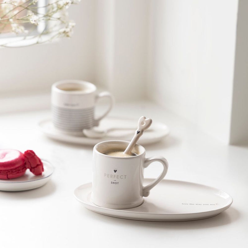 Bastion Collections Espresso Tasse Little Love Schwarz