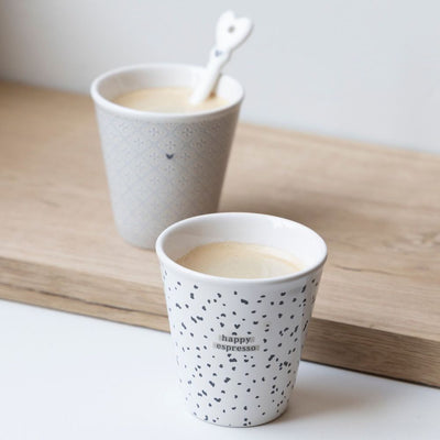 Bastion Collections Espresso Becher Little Love Schwarz