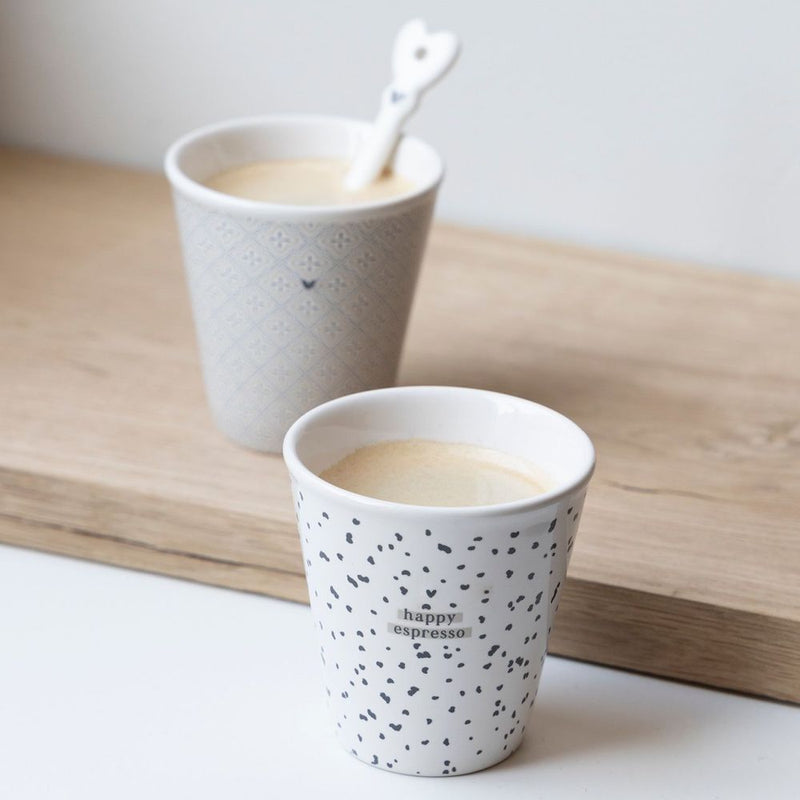 Bastion Collections Espresso Becher Little Love Schwarz