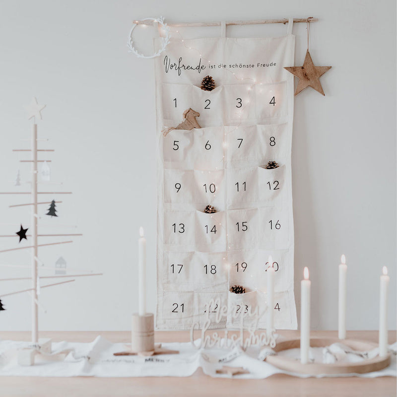 Eulenschnitt Adventskalender Vorfreude ist die schönste Freude