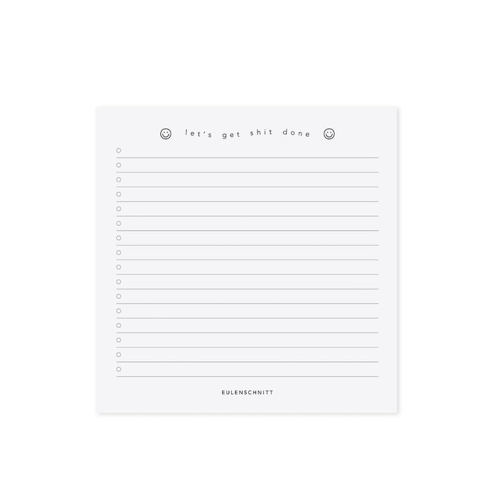 Eulenschnitt Notizblock Let&