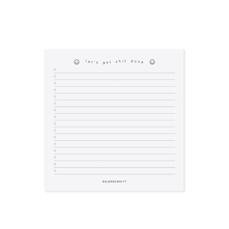 Eulenschnitt Notizblock Let&