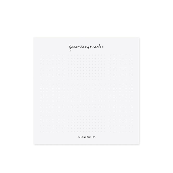 Eulenschnitt Block Gedankensammler