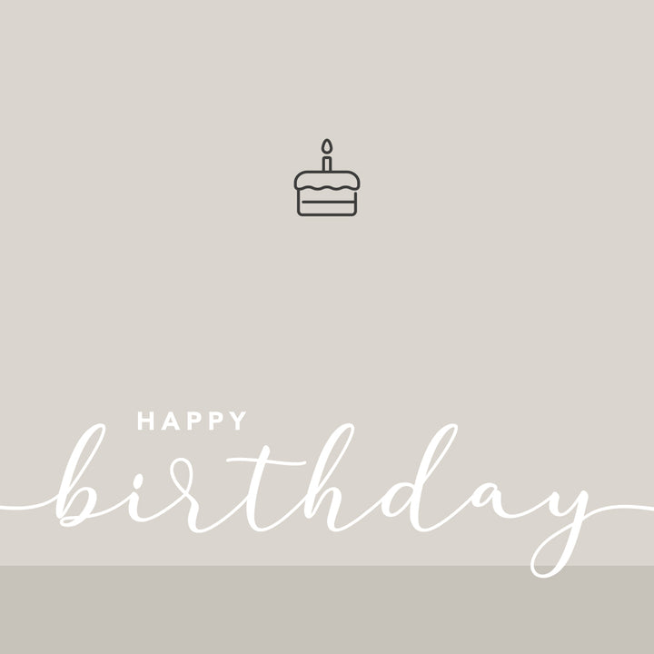 Gutschein - Happy Birthday