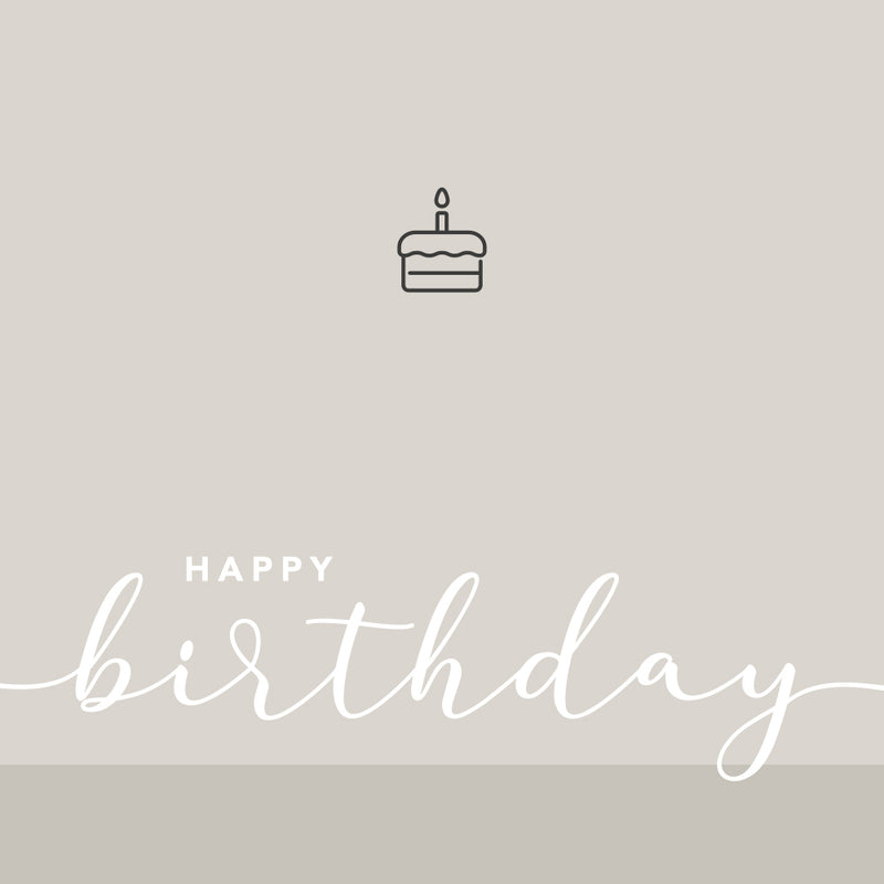Gutschein - Happy Birthday