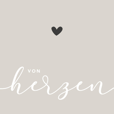 Gutschein - Von Herzen