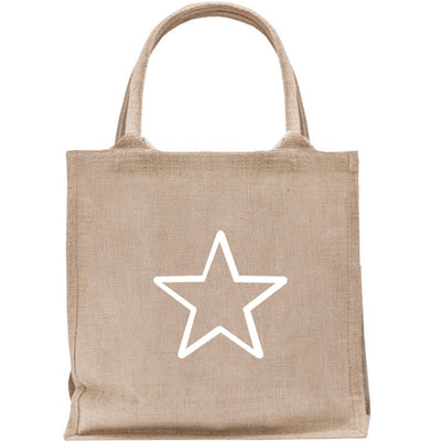Eulenschnitt Mini Jute Shopper Tanne 2er-Set