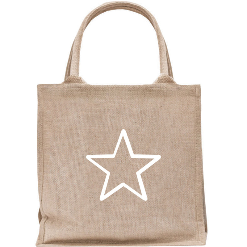 Eulenschnitt Mini Jute Shopper Tanne 2er-Set