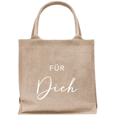 Eulenschnitt Mini Jute Shopper Für Dich 2er-Set