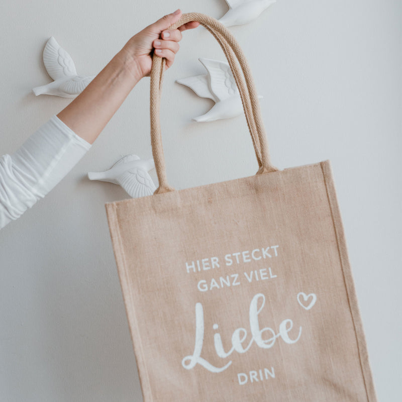 Eulenschnitt Juteshopper Liebe