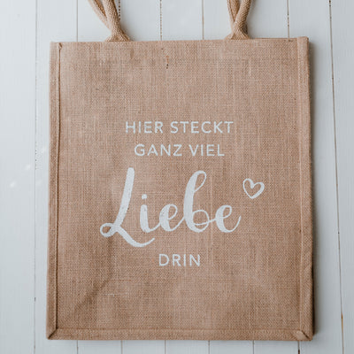 Eulenschnitt Juteshopper Liebe