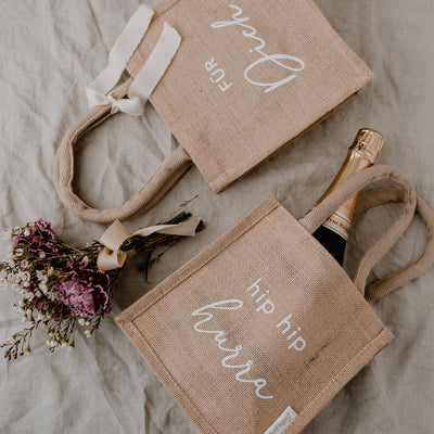 Eulenschnitt Mini Jute Shopper Für Dich 2er-Set