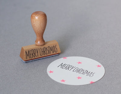 Perlenfischer Stempel Merry Christmas 2