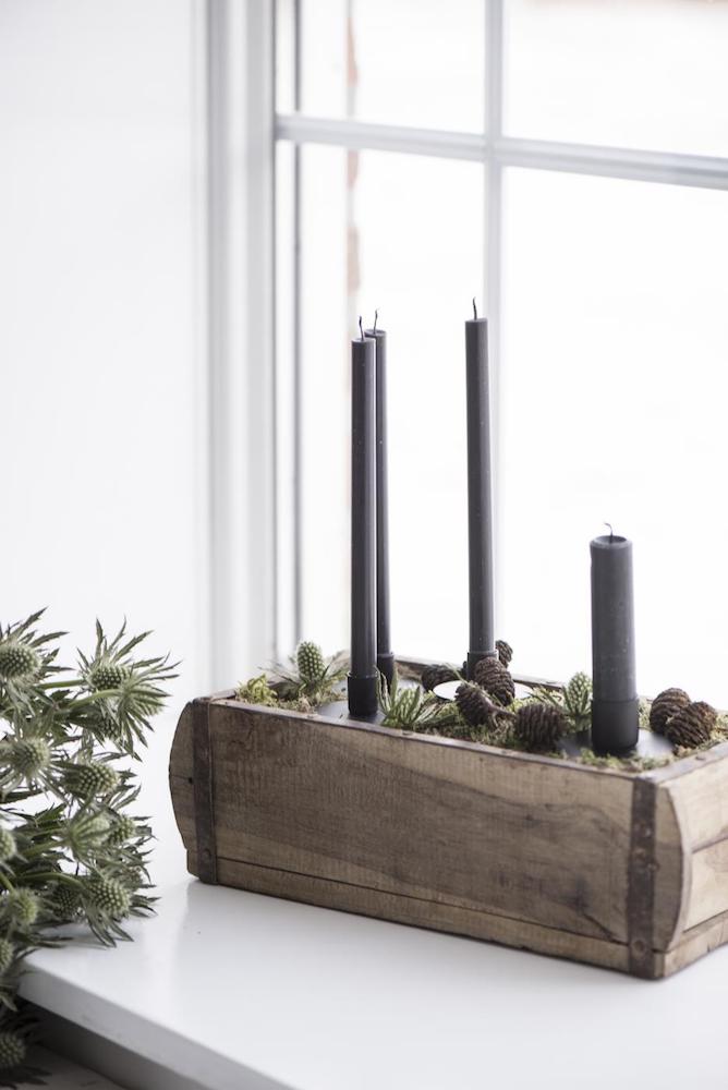 IB Laursen Stabkerzen Hege schmal grau 6er-Set