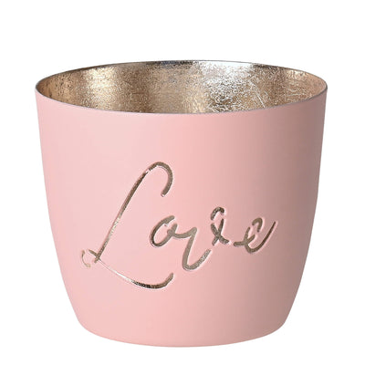 Windlicht Madras Love blush-goldfarben mittel